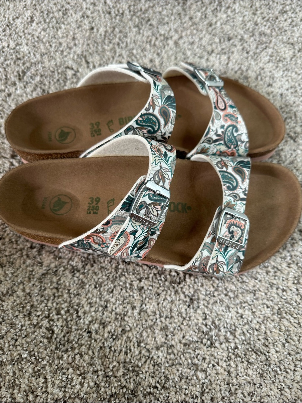 Birkenstock Sydney Vegan in Paisley Light Rose - Picture 6 of 12